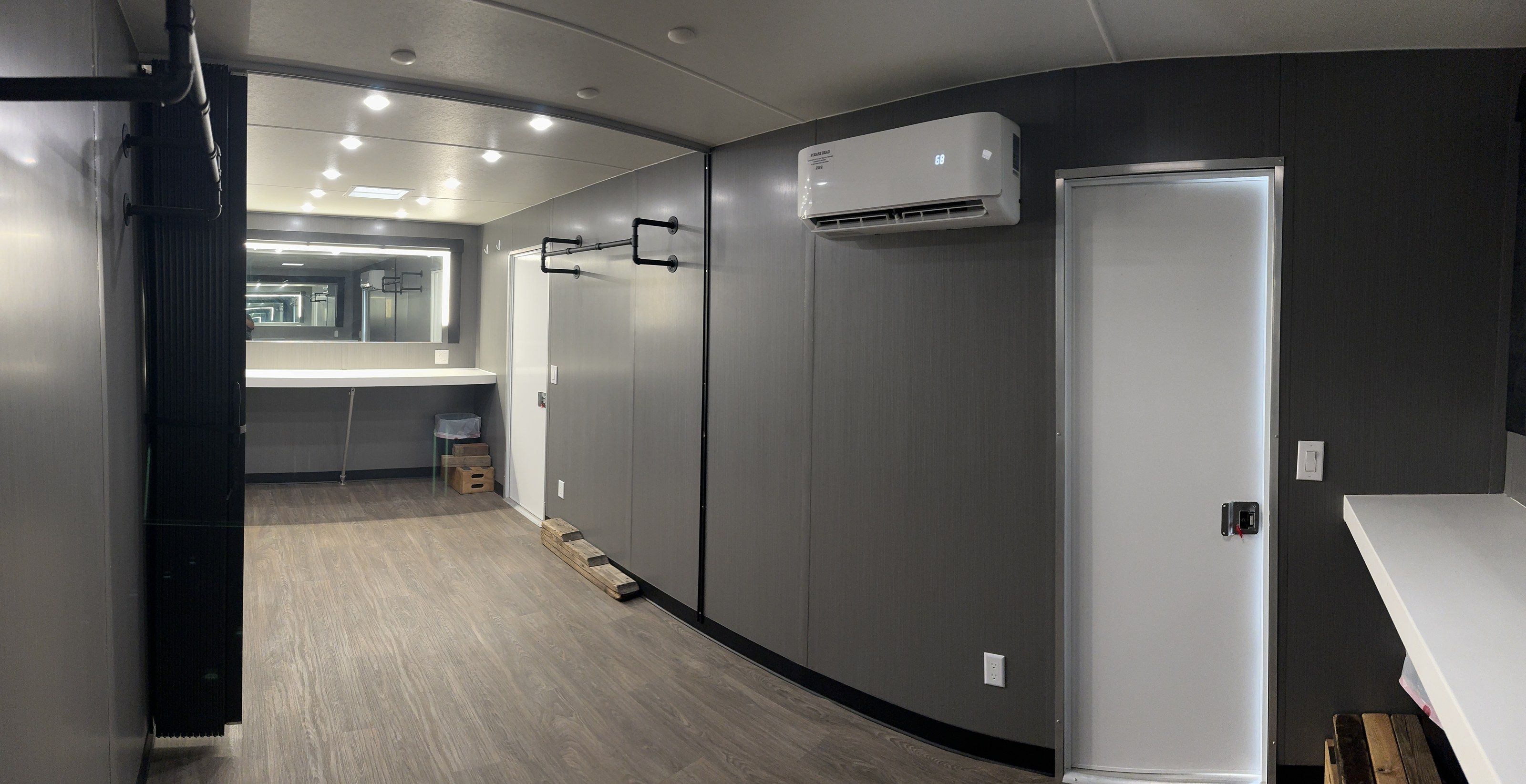Changing trailer interior with AC